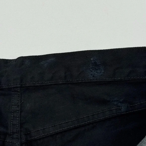 Levi's 501 Straight Leg Jeans Mens 31X32 Black Denim Button Fly Reclaimed NWT - Picture 16 of 16